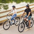 thumbnail image 3 of Hyper Bicycles 36V 700C Electric Commuter E-Bike, Adult Ages 13+, 250W Motor, Matte Gray, 3 of 15