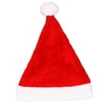 thumbnail image 2 of D-GROEE Christmas Hat Multi-colors Classic White Band Warm Soft Costume Accessories Comfortable Adults Santa Claus Short Plush Hat Party Supplies, 2 of 8