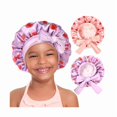 thumbnail image 1 of wonima11 2 PCS Baby Bonnet Silk Satin Bonnet for Kids Sleeping Cap Curly Natural Hair Silk Bonnets for Girls Boys Infant, 1 of 1