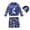 rtim310#- Dark Blue, variant on Little Boy Boys Surfing Rash Guard Bathing Suit Graphic Long Sleeve Swimsuit Upf 50+ Animal Print Two Piece With Shorts + Caps,Blue,Age 4-5 Years