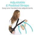 thumbnail image 2 of Cabestrillo de brazo para lesiones de hombro - Soporte de malla para manguito rotador roto - Soporte derecho/izquierdo para hombres y mujeres - Inmovilizador ajustable, 2 of 5