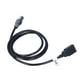 thumbnail image 5 of Adaptador de Cable USB, Adaptador de Cable USB de 4 Pines Extensor de Cable Macho 102 Cm / 40,16 Pulgadas de Largo ABS Negro para Nissan Teana Ecomeon no, 5 of 5