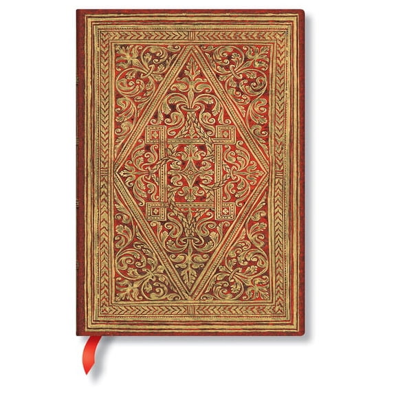 Paperblanks | Golden Pathway | Hardcover | Midi | Lined | Elastic Band Closure | 144 Pg | 120 GSM (Diary)