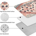 thumbnail image 5 of Multicolor Ethnic Patchwork Pattern Bathroom Rugs Sets 3 Piece,Toilet Cover Set,Absorbent Non Slip Bathroom Mats Sets with U-Shaped Contour Rug Toilet Rug Set, 5 of 5