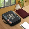 thumbnail image 3 of ZUXONGSY Flower Cross Print Bible Case for Women God Is Been My Strength Bible Cover Large Bible Carrying Case Church Bag Bible Protective with Handle Portable Bible Bag Handbag, 3 of 6