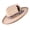 Milky, variant on Ethnic Colorblocked Fedoras Hat Feathered Woven Belt Top Hat for Various Occasion