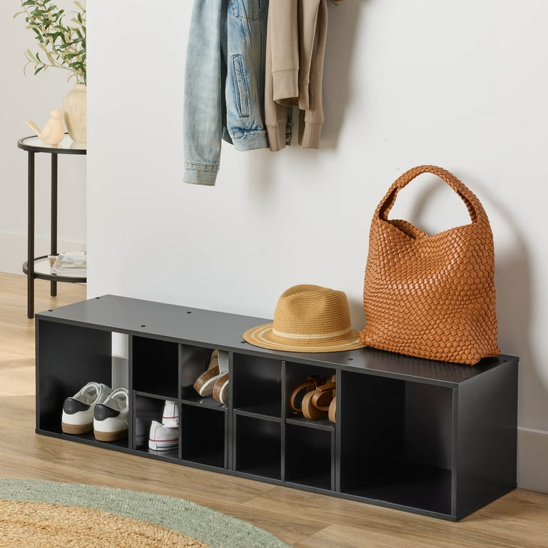 Mainstays 4 Cube Vertical Storage Organizer, Black - Walmart.com
