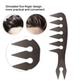 thumbnail image 4 of Three-sided Hair Comb For Men's Oil Hair Portable Wide Large Tooth Long Handle Hairstyle Comb 6 Types, 4 of 8