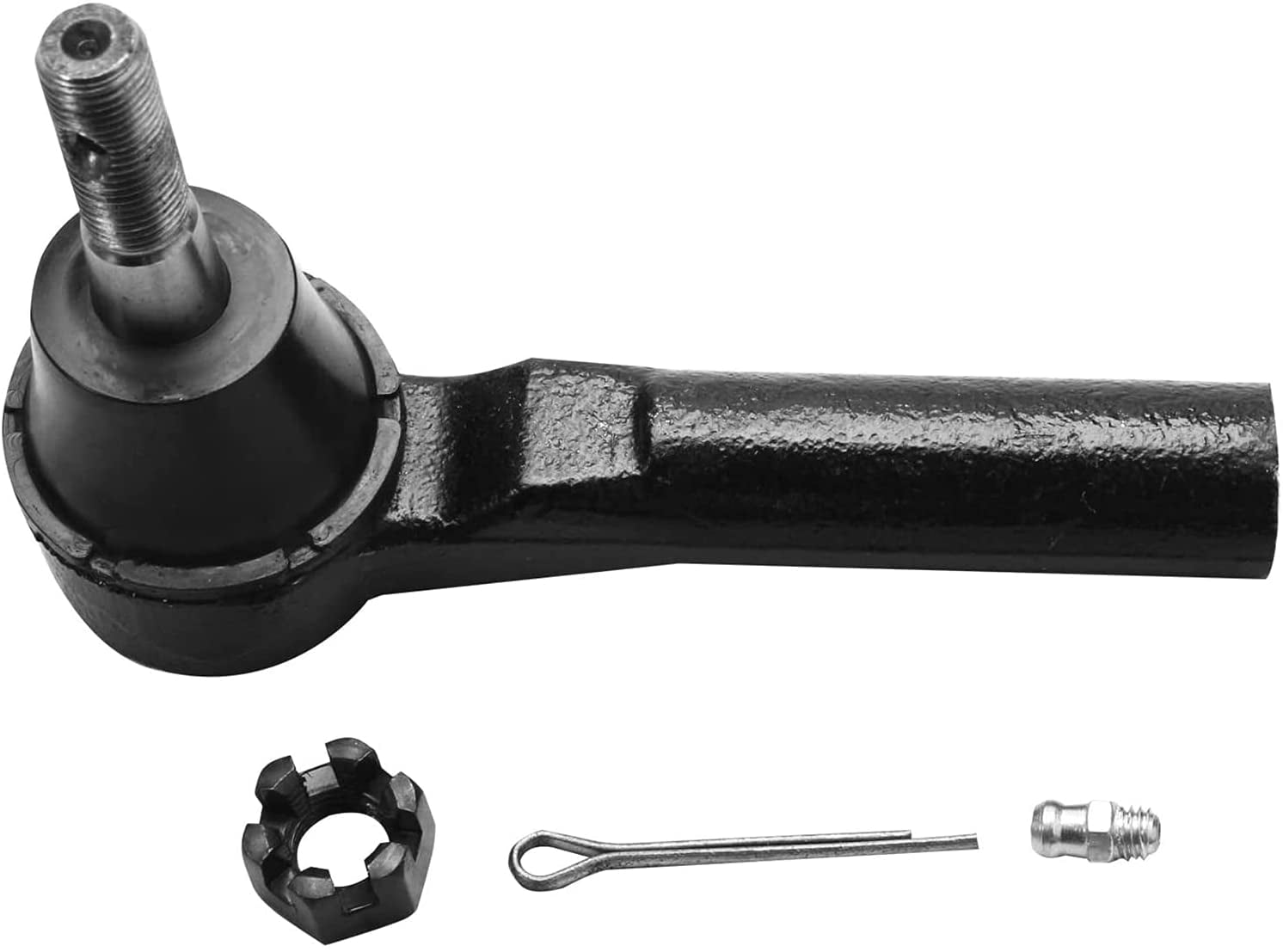 Detroit Axle - Front 4pc Tie Rods for 2007-2012 Dodge Caliber, 07-17 Jeep Compass Patriot, 4 Outer & Inner Tie Rod Ends 2007 2008 2009 2010 2011 2012 2013 2014 2015 2016 2017 Replacement