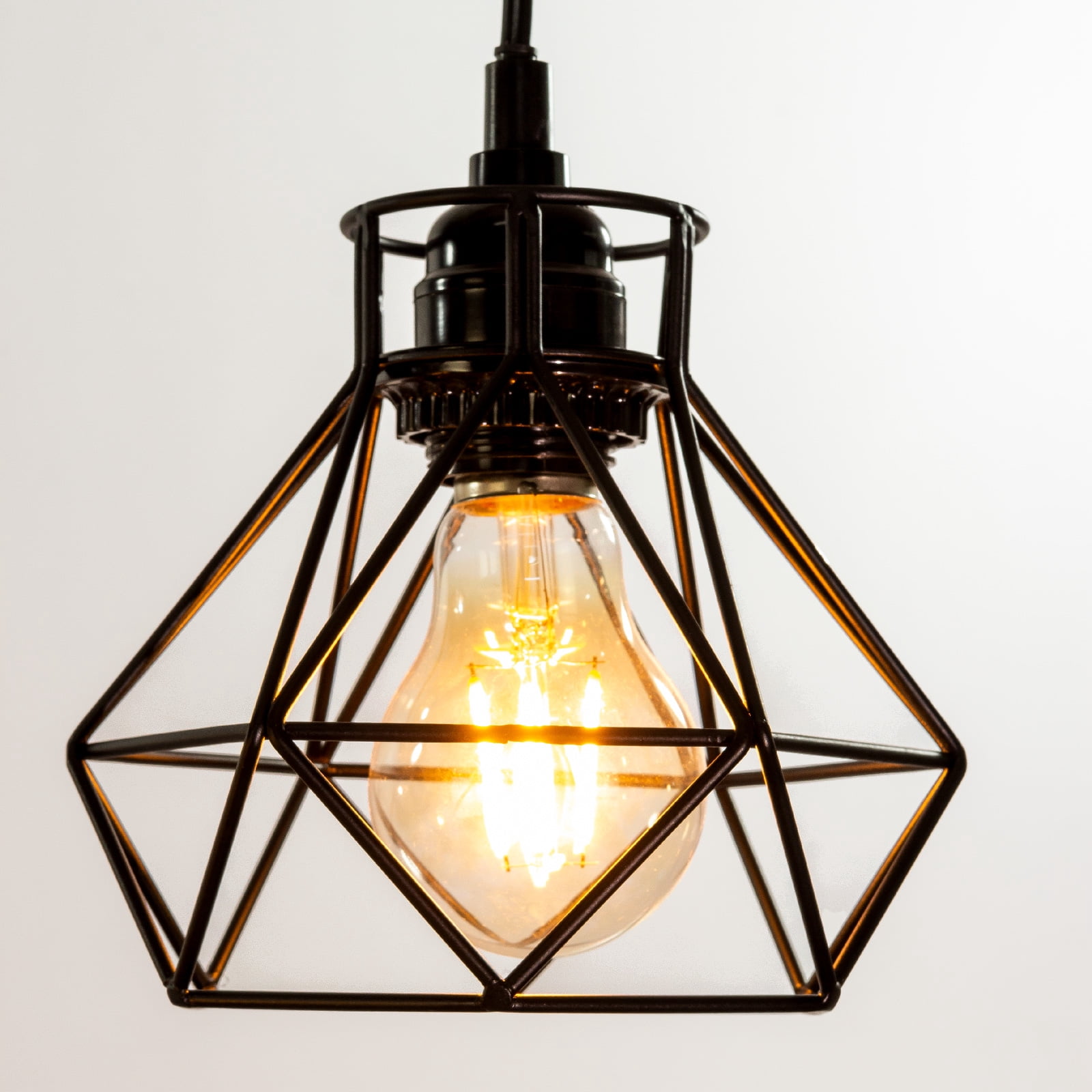 Industrial Floor Lamps for Living Room with 3 metal shades Tall Lamp for Bedroom, Home Office, 70"