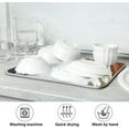 thumbnail image 7 of Cows Dish Drying Mat, Absorbent Microfiber Pad Protector For Kitchen Counter Top Mat Dish Drainboard 16x18in, 7 of 7