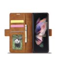 thumbnail image 6 of SaniMore for Samsung Galaxy Z Fold 4 7.6" Magnetic Wallet Case, PU Leather Case with Card Slot & Kickstand Shockproof Protective Case for Samsung Z Fold 4 Women Men, Brown, 6 of 6