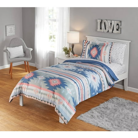 Your Zone Aztec Comforter Set 1 Each Walmart Com