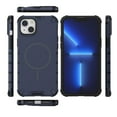 thumbnail image 3 of Case For iPhone 14 [Compatible With MagSafe] Military Grade Airbag Anti Fall Protective Solid Colour Phone Case,Blue,For iPhone 14, 3 of 6