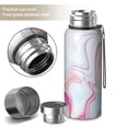 thumbnail image 2 of 20oz Stainless Steel Vacuum Insulated Coffee Mug with Tea Infuser and Cup Lid, Liquid & Marble Print, 2 of 6