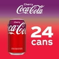 thumbnail image 6 of Coca-Cola Cherry Soda Pop, 12 fl oz, 24 Pack Cans, 6 of 15