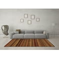 thumbnail image 3 of Ahgly Company Indoor Rectangle Abstract Brown Modern Area Rugs, 8' x 12', 3 of 4
