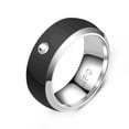 thumbnail image 1 of Smart Ring Wearable Technology Waterproof Unisex NFC Phone Smart Accessories for Couples 6-13, 1 of 6