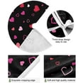 thumbnail image 2 of GZHJMY Love Heart Christmas Tree Skirt 36", Valentine's Day Tree Skirt Double Layers Polyester Easter Tree Skirt for Valentine's Day Holiday Party Decoration, 2 of 6