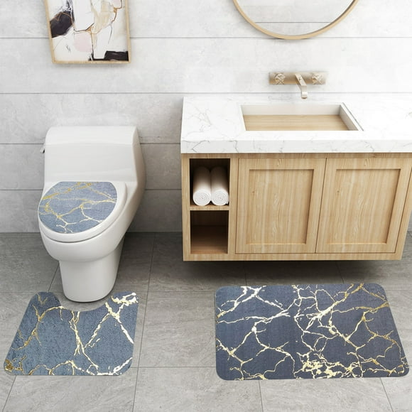 3-piece Bathroom Carpet, Super Soft Non Slip Bathtub Carpet And Absorbent Bath Mat, Bathroom Carpet, Bath Mat For Bathroom