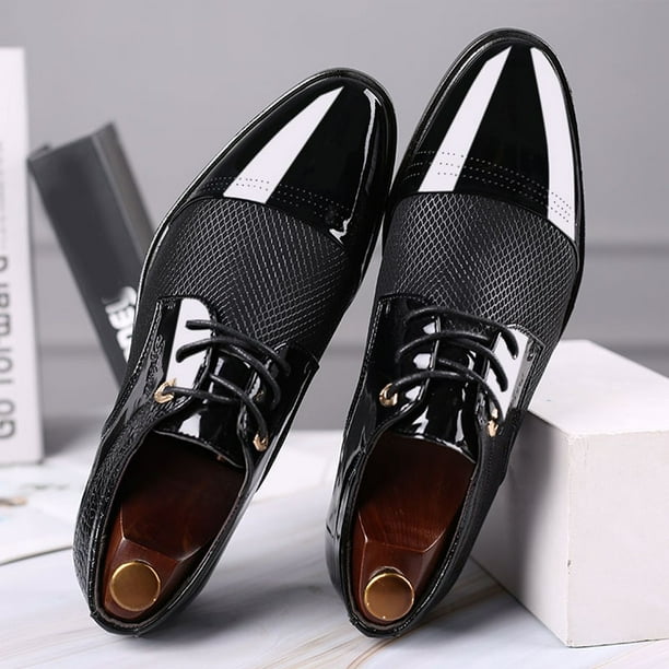 Snorda Men Lace Business Leather Shoes Casual Comfortable Wedding