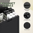 thumbnail image 5 of Uforic 35 Gallon Resin Outdoor Storage Box, Waterproof Lockable Deck Box & Package Delivery Box for Patio, Garden & Pool Storage, Black, 5 of 8