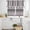 White, variant on Black Teal Purple Southwestern Kitchen Curtains Sets for Windows 36 Inch Length, Modern Geometric Abstract Art Rod Pocket Window Treatments Tier Curtains and Valances Set for Bedroom/Bathroom