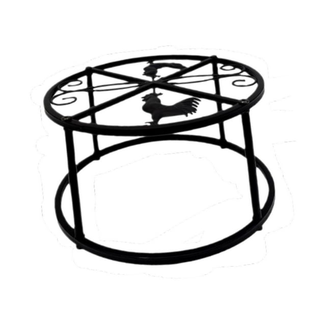 Soporte para comedero y bebedero de pollos Soporte para comedero de hierro para jardín para gallineros, granjas de pollos Soporte para comedero de