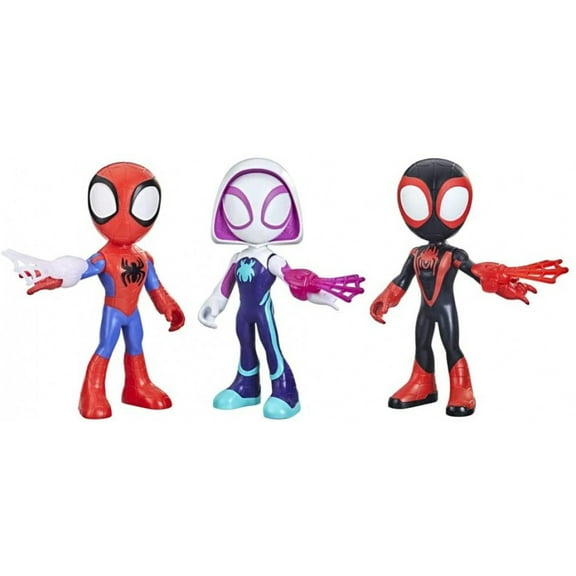 Marvel Spidey & His Amazing Friends Ghost-Spider, Spidey & Miles Morales Action Figure 3-Pack (Version 2)