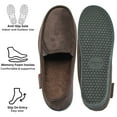 thumbnail image 3 of Alpine Swiss Wide Mens Slippers Steve Moccasin House Shoes Memory Foam Insole Corduroy Slip-On Terry Lining Indoor Outdoor Non-Slip Rubber Outsole, 3 of 7