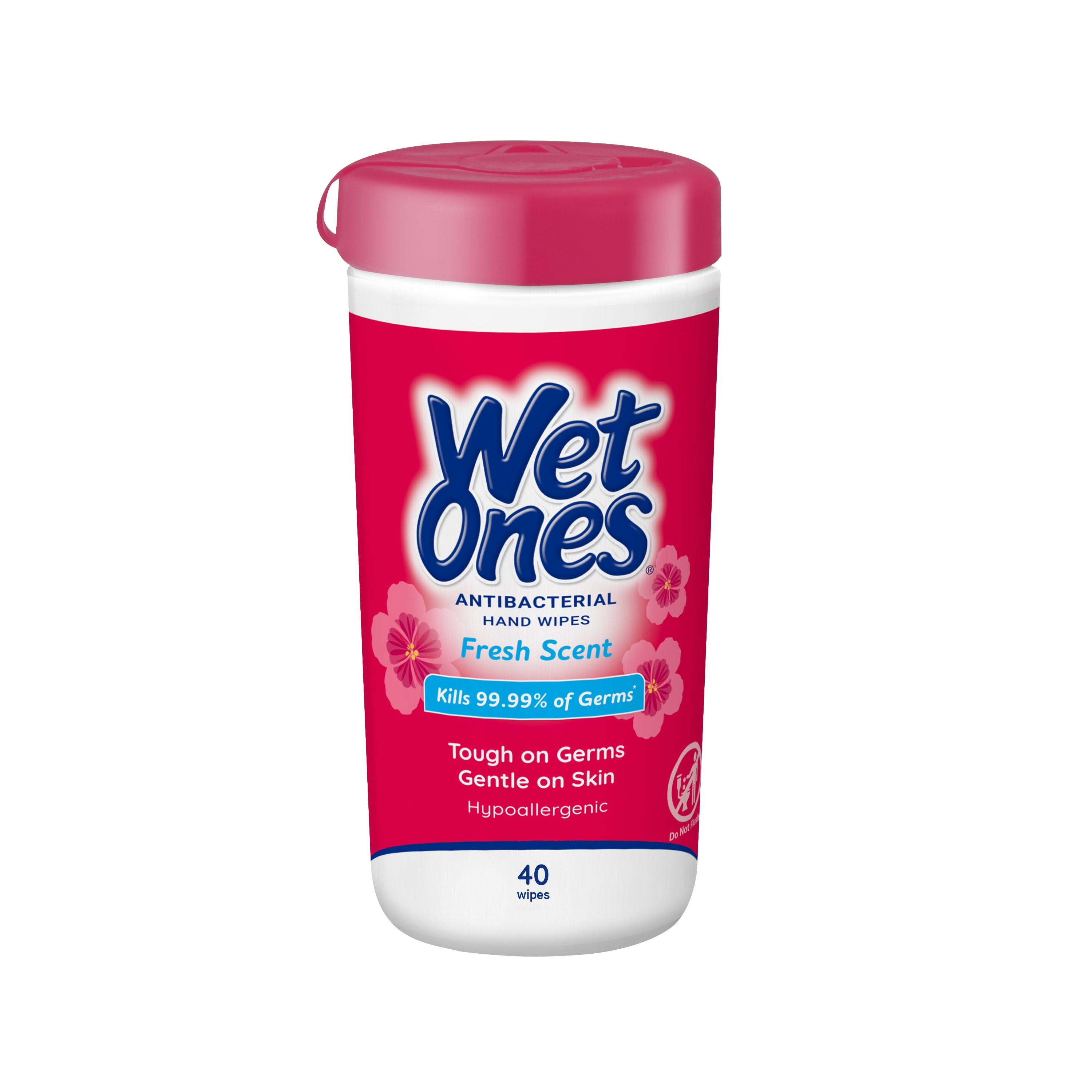Wet Ones Antibacterial Hand Wipes - 12 Pack (40 Count) – Contarmarket