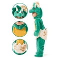 thumbnail image 4 of Joyfy Halloween Baby Triceratops Costume, Green Dinosaur Costume Shell for Baby and Toddler Dress up Party, 4 of 8