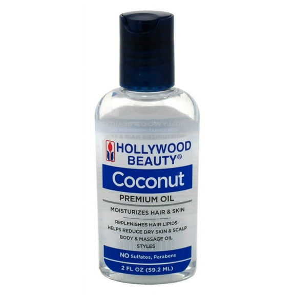 Hollywood Beauty Coconut Premium Oil 2 Ounce (6 Pack)