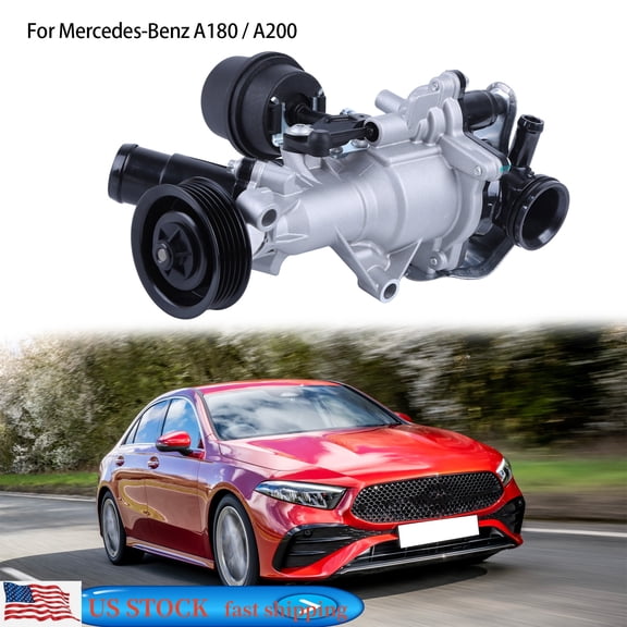 FENGXIH Engine Water Pump A2702000000 for Mercedes‑Benz A180 A200 W176 M270 Turbo