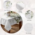 thumbnail image 5 of Sage Green Eucalyptus Table Cloth Waterproof Tablecloths, Spring Leaves Botanical Watercolor Tablecloth Dining Table Cover for Kitchen Party Tabletop Outdoor, Square Tablecloth 54x54 Inch, 5 of 9