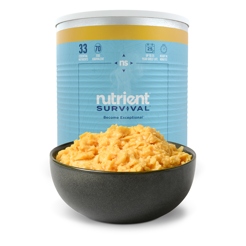 Nutrient Survival Powdered Eggs NonPerishable 10 Can Freeze Dried