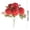 Red, variant on SLYNSHome Faux Hydrangeas Fake Flowers Light Pink Artificial Silk Hydrangea Flower Bouquets with Stems Arrangement for Home Wedding