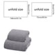 thumbnail image 3 of Juego de 2 toallas de baño extragrandes, toallas de baño extragrandes, súper suaves y absorbentes, toallas de microfibra para ducha seca, para hotel, baño y gimnasio., 3 of 4