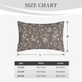 thumbnail image 3 of Plush Throw Pillow Covers, Flower Print Cute Rabbit Pillow Cases with Invisible Zipper, Breathable Microfiber Pillow Cases Standard Size for Sleeping Bedroom Sofa Living Room 16x24, 3 of 5