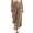 #0376-Khaki, variant on TaTaai Womens Solid Loose Casual Pants with Pockets Elastic Waist Relaxed Trousers Bottoms for Daily Home