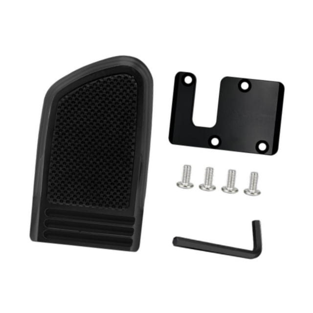 koolsoo Brake Pedal Cover Extender Set for Standard 2018-2025 Anti Slip Black