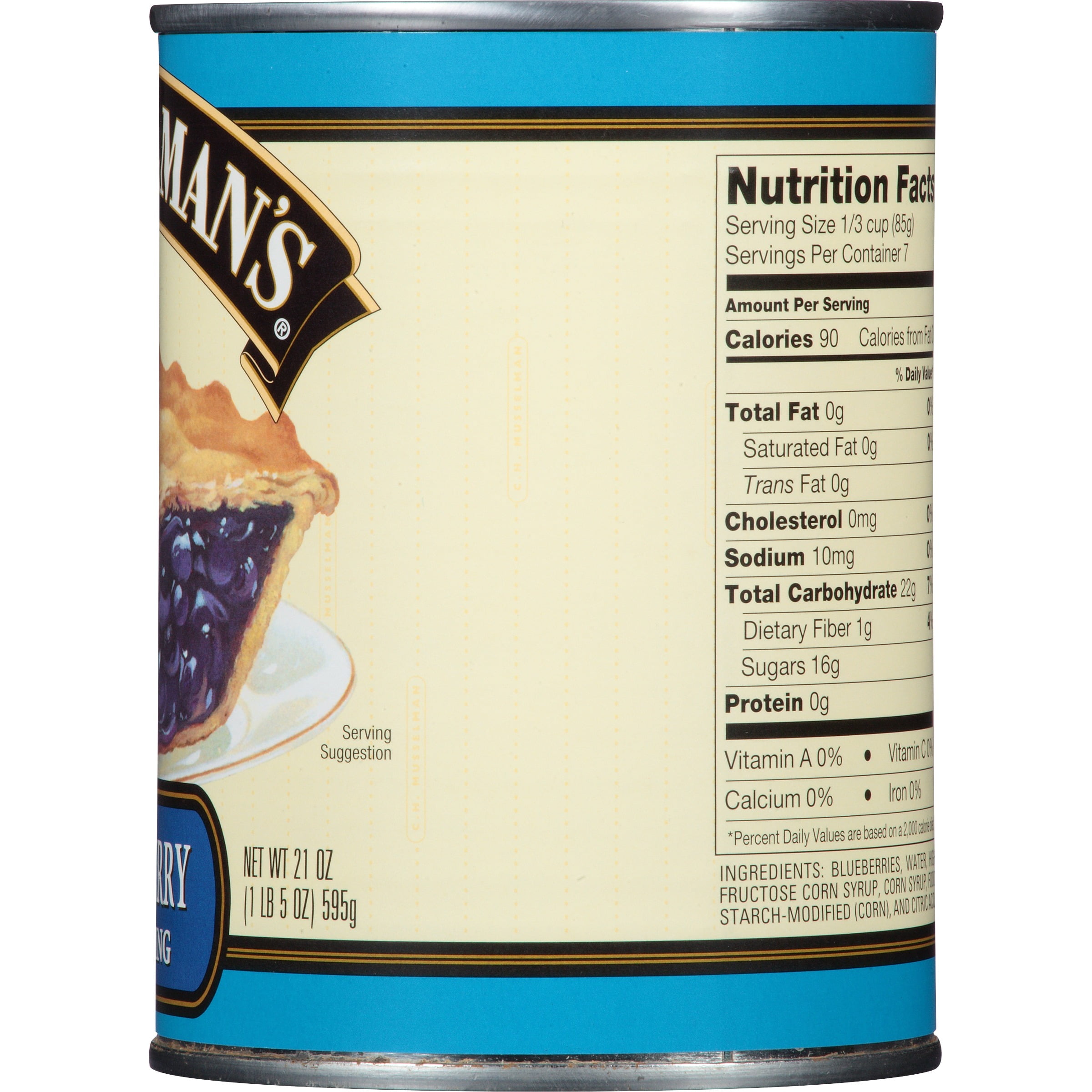 Musselman's® Blueberry Pie Filling 21 oz. Can