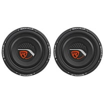 2 Rockville W12T4S4 12" Shallow Mount 1400w Car Subwoofers, CEA Compliant, 4-Ohm