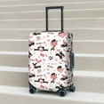 thumbnail image 5 of Uemuo Dachshund Dog Puppy Printed Washable Luggage Cover - Fashion Suitcase Protector Fits 18-32 Inch Luggage -Small, 5 of 9