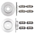 thumbnail image 3 of Front Rear Brake Discs Rotors Ceramic Pads For Honda Odyssey 2011 2012 2013 2014, 3 of 5