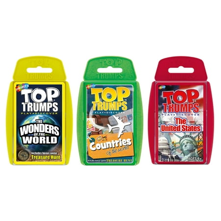 Top Trumps Card Game Bundle - Explore Our World (Top 10 Best Open World Games)