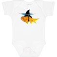 thumbnail image 3 of Inktastic Funny Goldfish with Shark Fin Boys or Girls Baby Bodysuit, 3 of 5