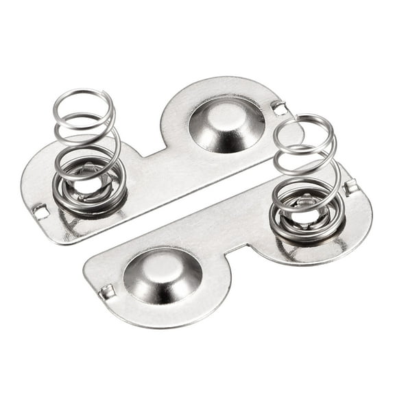 Battery Spring Plate AA Battery Spring Contact Nickel Plate 26.5mmx12mm 10 Pcs