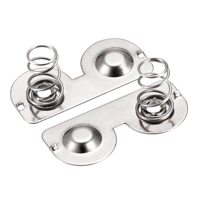 Placa de resorte de batería AA, contacto de resorte de batería, placa de níquel de 26.5mmx12mm, 10 piezas