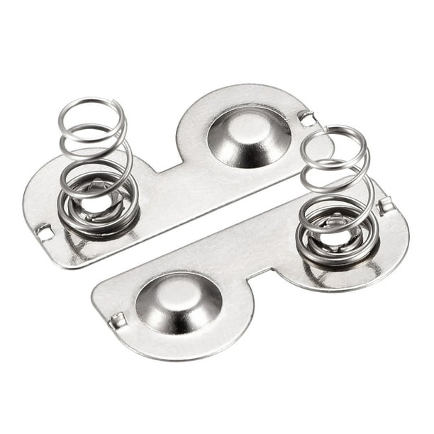 Placa de resorte de batería AA, contacto de resorte de batería, placa de níquel de 26.5mmx12mm, 10 piezas